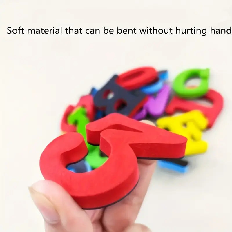 Hard Foam Magnetic Refrigerator Magnets for Learning - 79pcs set